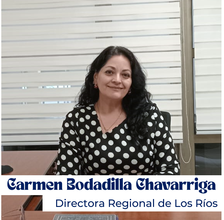 Saludamos a la Directora Regional de Los Ríos, Carmen Bobadilla Chavarriga 